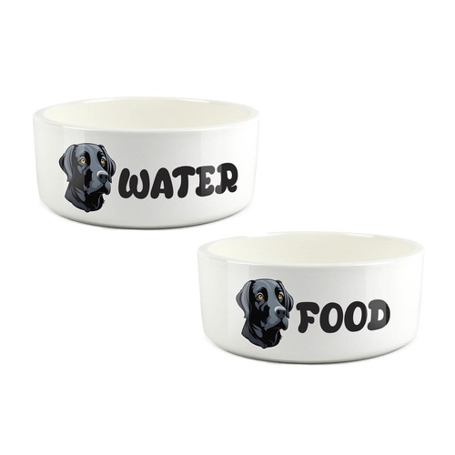 Black labrador food water - labrador,