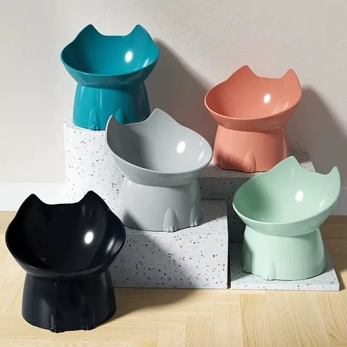 1pc elevated cat bowl - elevated,