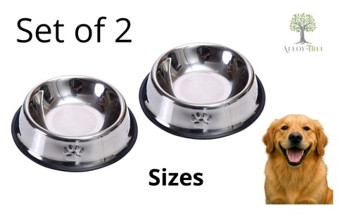Puppy dog bowl stainless - dog, steel