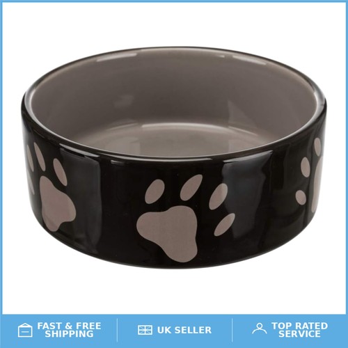 Elegant ceramic dog - bowl, paw